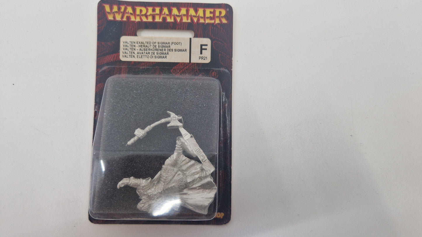 Oldhammer Valten Exalted of Sigmar on Foot