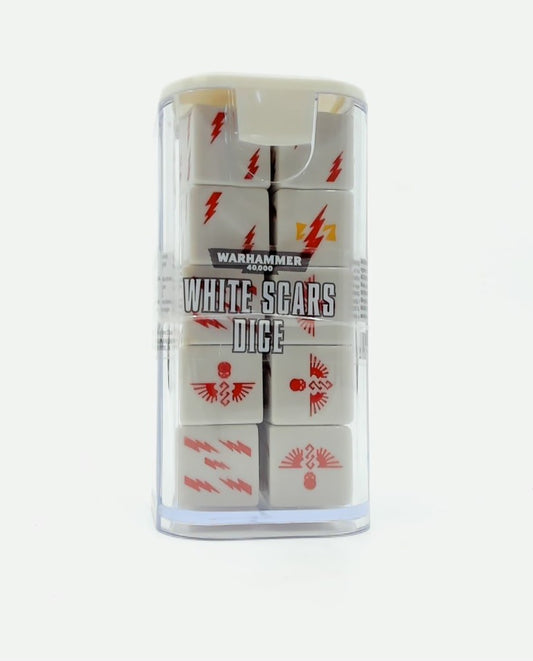 White Scar Dice set