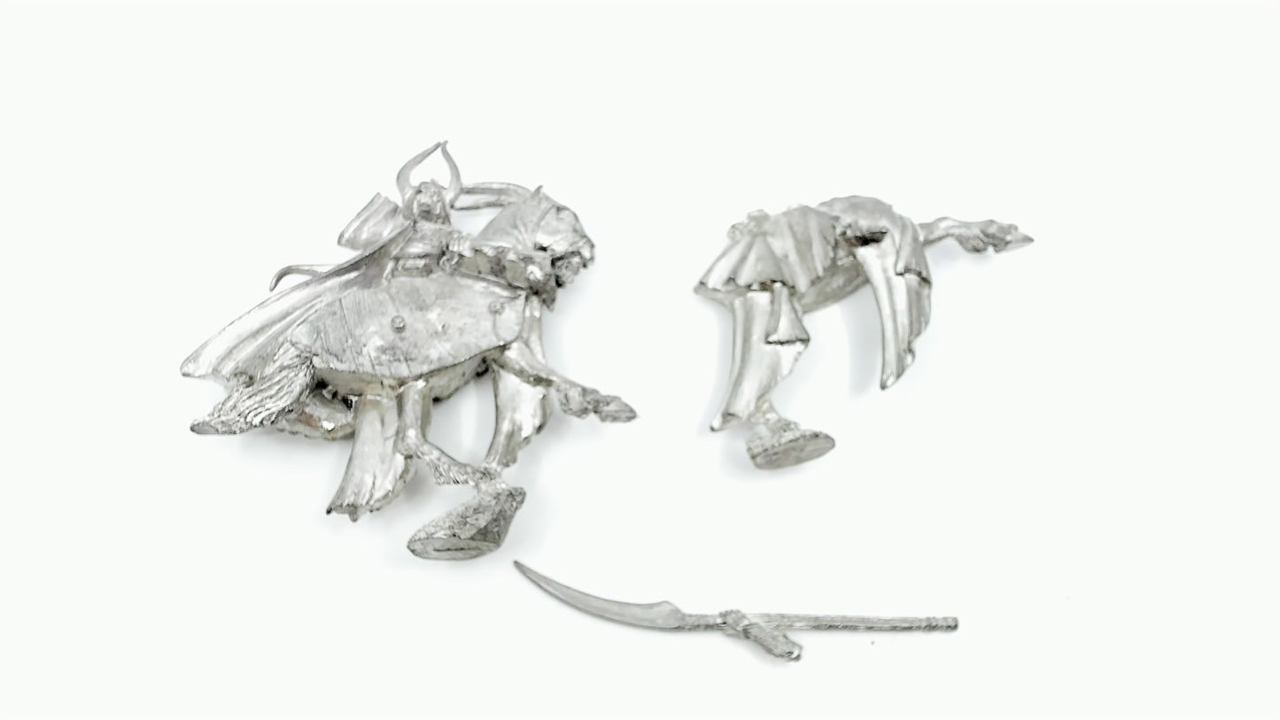 Fantasy limited edition Tzeentch Sorcerer on deamonic steed