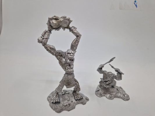 Oldhammer GW Employee Gift Troll & Slayer 54MM Limited Collectors